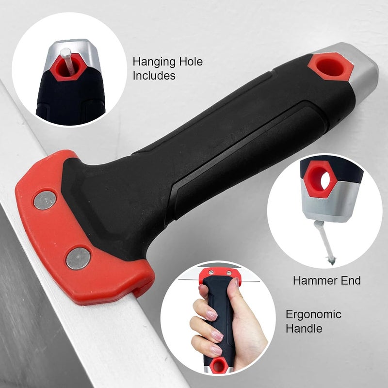 YLTOLOO Drywall Taping Knife Set, 6 Pcs Stainless Steel Taping Knives Includes 6”,8”,10”,12”,14”, 3” Multifunctional Paint Scraper, Perfect Hand Tools for Drywall Joint Taping, Finishing and Patching - Image 4